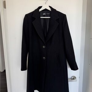 zara peacoat